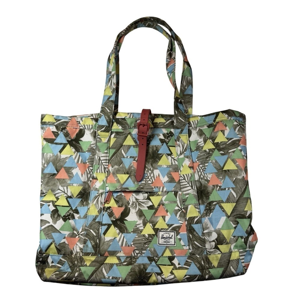 Herschel Supply Company Backpack Co. Tropical Triangles Print Unisex Tote Bag